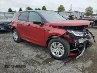 2020 Land Rover Discovery Sport S R-Dynamic with VIN SALCT2FX3LH865953, listed as a Copart auction lot 72906964 with 0 mi miles and Salvage Title. Bid and sale history available at carsss.com. Image 4.