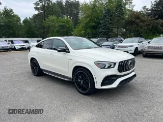 2021 Mercedes-Benz GLE 53 AMG with VIN 4JGFD6BB8MA209658, listed as a Copart auction lot 60480035 with 90,451 mi miles and Clean title. Bid and sale history available at DreamBid. Image 1.