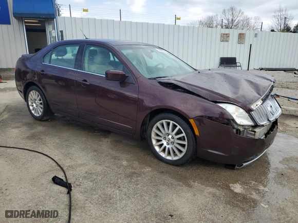 2011 Mercury Milan with VIN 3MEHM0HA1BR602282, listed as a Copart auction lot 50646455 with 135,657 mi miles and Salvage Title. Bid and sale history available at carsss.com. Image 4.