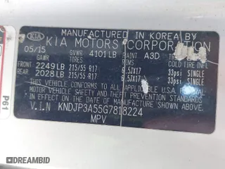 2016 Kia Soul + with VIN KNDJP3A55G7818224, listed as a IAAI auction lot 41844789 with 171,910 mi miles. Bid and sale history available at carsss.com. Image 9.
