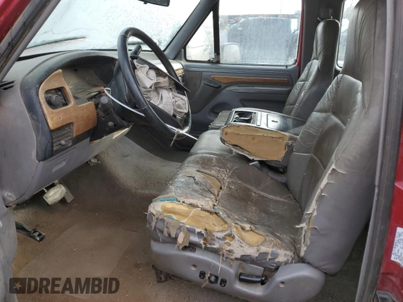 1995 Ford F-150 with VIN 1FTEX14HXSKB56139, listed as a Copart auction lot 45411115 with 167,859 mi miles and Salvage Title. Bid and sale history available at carsss.com. Image 7.