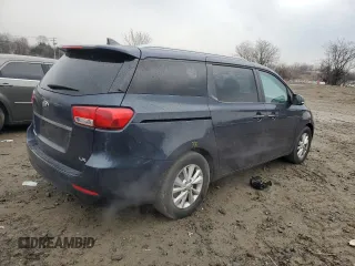 2016 Kia Sedona LX with VIN KNDMB5C13G6129452, listed as a Copart auction lot 46335475 with 118,617 mi miles and Salvage Title. Bid and sale history available at DreamBid. Image 3.