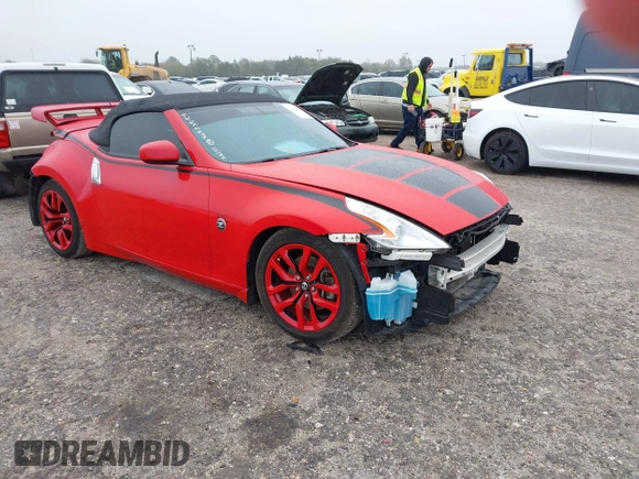 2017 Nissan 370Z Touring with VIN JN1AZ4FH2HM940077, listed as a IAAI auction lot 41410476 with 33,968 mi miles and . Bid and sale history available at DreamBid. Image 1.