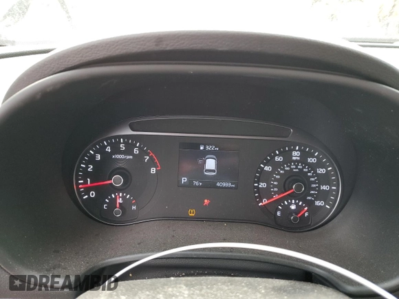 2022 Kia Soul LX with VIN KNDJ23AU3N7807984, listed as a Copart auction lot 44138885 with 40,933 mi miles and Salvage Title. Bid and sale history available at carsss.com. Image 9.
