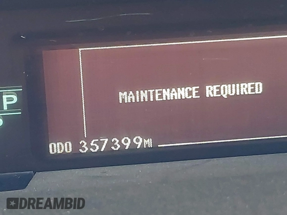 2012 Toyota Prius with VIN JTDKN3DP2C3016321, listed as a IAAI auction lot 42078643 with 357,399 mi miles and . Bid and sale history available at DreamBid. Image 15.