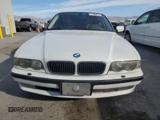 2000 BMW 7 Series 740iA with VIN WBAGG8341YDN78262, listed as a Copart auction lot 77690714 with 217,607 mi miles and Salvage Title. Bid and sale history available at carsss.com. Image 5.