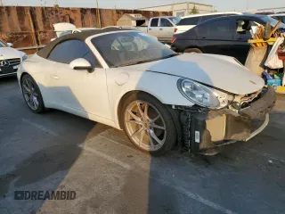 2018 Porsche 911 Carrera with VIN WP0CA2A90JS138436, listed as a Copart auction lot 87314794 with 43,945 mi miles and Salvage Title. Bid and sale history available at carsss.com. Image 4.
