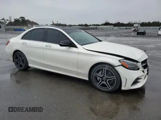 2019 Mercedes-Benz C with VIN NY75020, listed as a Copart auction lot 43911244 with 20,400 mi miles and . Bid and sale history available at DreamBid. Image 4.