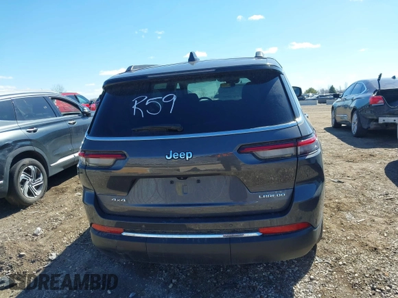 2023 Jeep Grand Cherokee Laredo with VIN 1C4RJKAG4P8886122, listed as a IAAI auction lot 41890848 with 53,739 mi miles and . Bid and sale history available at DreamBid. Image 16.