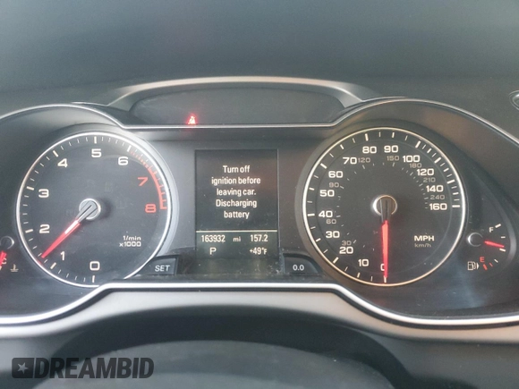 2013 Audi allroad Premium Plus with VIN WA1UFAFL8DA150777, listed as a Copart auction lot 41593745 with 163,932 mi miles and Salvage Title. Bid and sale history available at carsss.com. Image 9.