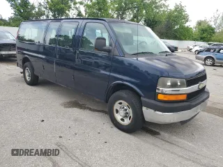 2007 Chevrolet Express Passenger z VIN 1GAHG39U571152181, wystawiony jako Copart lot #56238115 z przebiegiem 170 521 mil mil oraz Czysty tytuł • Clean title. Historia ofert i sprzedaży dostępna na DreamBid. Obrazek 4.