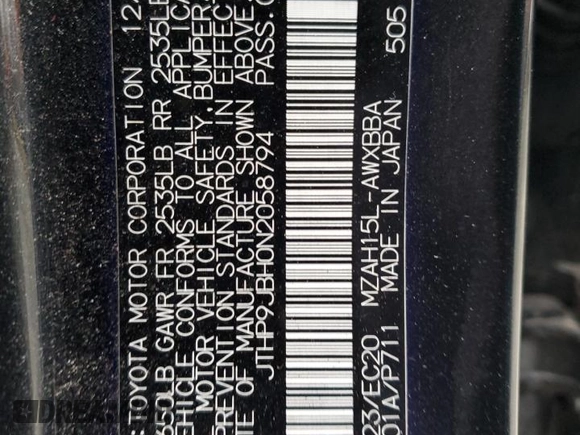 2022 Lexus UX 250h с VIN JTHP9JBH0N2058794, выставлен на аукционе Copart как лот 44063895 с пробегом 37 592 миль миль и Чистый • Clean title. История ставок и продаж доступна на DreamBid. Изображение 14.