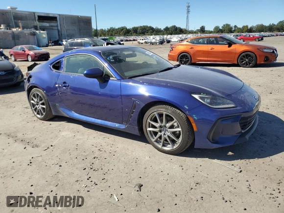 2023 Subaru BRZ Premium with VIN JF1ZDBC11P8701675, listed as a Copart auction lot 74656344 with 15,984 mi miles and Salvage Title. Bid and sale history available at carsss.com. Image 4.
