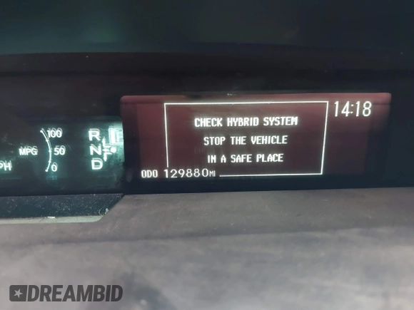 2015 Toyota Prius Four with VIN JTDKN3DU7F1918579, listed as a IAAI auction lot 41736025 with 129,880 mi miles. Bid and sale history available at carsss.com. Image 7.