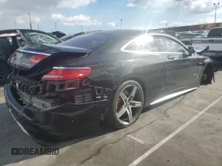 2015 Mercedes-Benz S-Class S 63 AMG with VIN WDDXJ7JBXFA010533, listed as a Copart auction lot 37730334 with 0 mi miles and Non Repairable. Bid and sale history available at carsss.com. Image 3.