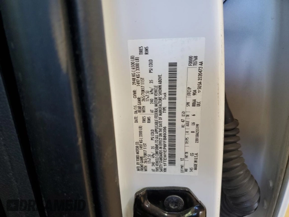 2015 Ford F-150 XLT with VIN 1FTEW1EP8FFB89356, listed as a Copart auction lot 41857725 with 187,576 mi miles and Salvage Title. Bid and sale history available at carsss.com. Image 12.