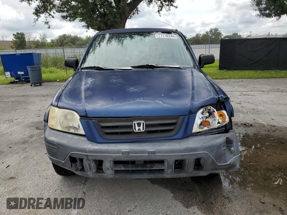 1999 Honda CR-V LX with VIN JHLRD1840XC037215, listed as a Copart auction lot 71116744 with 156,385 mi miles and Salvage Title. Bid and sale history available at carsss.com. Image 5.