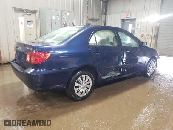 2008 Toyota Corolla CE with VIN 1NXBR32E38Z015519, listed as a Copart auction lot 52501595 with 164,796 mi miles and Salvage Title. Bid and sale history available at DreamBid. Image 3.
