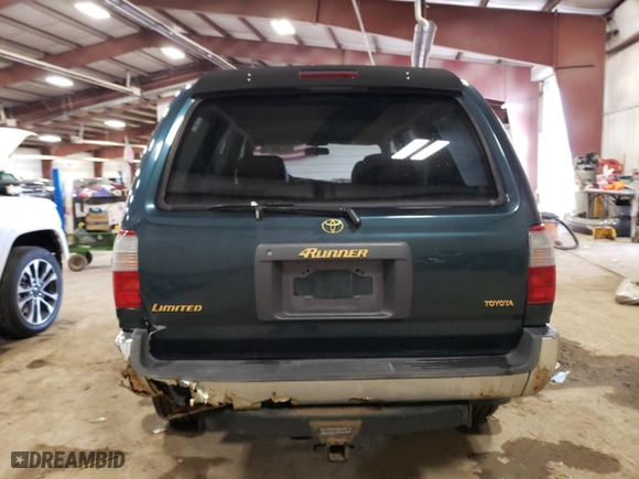 1998 Toyota 4Runner Limited with VIN JT3HN87R9W0188134, listed as a Copart auction lot 43788715 with 101,756 mi miles and Clean Title. Bid and sale history available at carsss.com. Image 6.