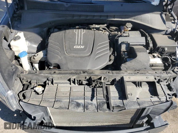 2016 Kia Sorento EX with VIN 5XYPH4A53GG049450, listed as a Copart auction lot 46242225 with 104,491 mi miles and Salvage Title. Bid and sale history available at DreamBid. Image 13.
