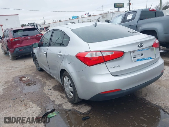 2016 Kia Forte LX with VIN KNAFK4A60G5446108, listed as a IAAI auction lot 41604040 with 57,754 mi miles. Bid and sale history available at carsss.com. Image 3.