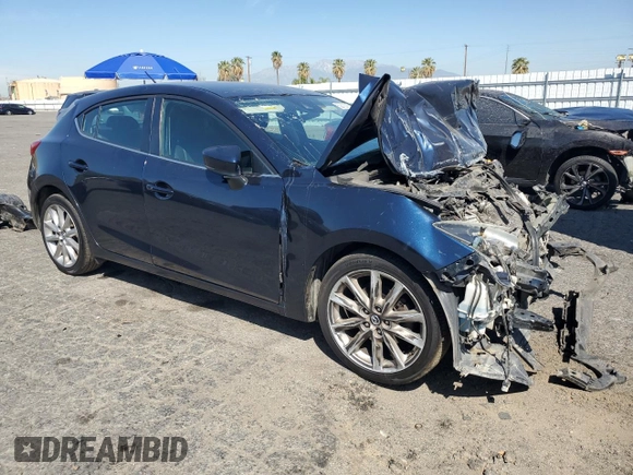 2017 Mazda 3 Touring with VIN 3MZBN1L7XHM118524, listed as a Copart auction lot 52732755 with Not Provided miles and Clean Title. Bid and sale history available at carsss.com. Image 4.