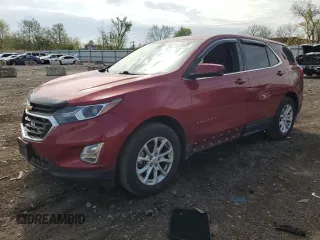 2018 Chevrolet Equinox LT with VIN 2GNAXJEV8J6267381, listed as a Copart auction lot 54239055 with 201,364 mi miles and Salvage title. Bid and sale history available at DreamBid. Image 1.