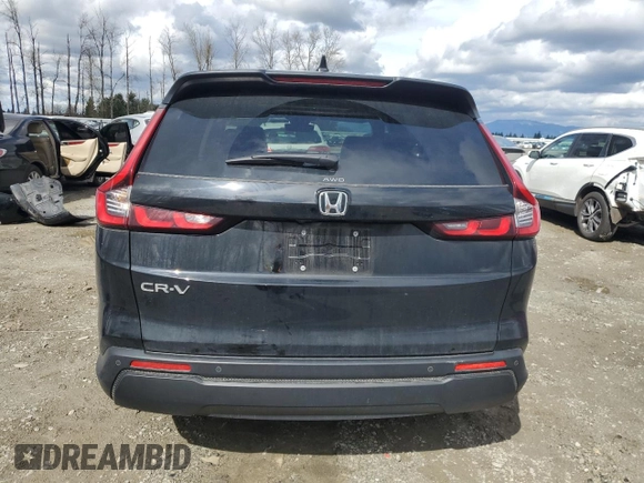 2024 Honda CR-V EX-L with VIN 2HKRS4H74RH471112, listed as a Copart auction lot 51018025 with 0 mi miles and Salvage Title. Bid and sale history available at carsss.com. Image 6.