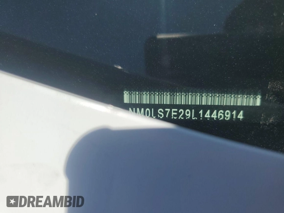 2020 Ford Transit Connect XL z VIN NM0LS7E29L1446914, wystawiony jako IAAI lot #42780150 z przebiegiem 65 761 mil mil oraz . Historia ofert i sprzedaży dostępna na DreamBid. Obrazek 18.