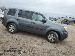 2013 Honda Pilot LX with VIN 5FNYF4H21DB044322, listed as a Copart auction lot 53721415 with 182,107 mi miles and Clean Title. Bid and sale history available at carsss.com. Image 4.