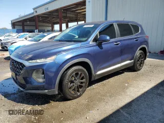 2019 Hyundai Santa Fe SE with VIN 5NMS23AD6KH104064, listed as a Copart auction lot 47028835 with 106,910 mi miles and Non Repairable. Bid and sale history available at DreamBid. Image 1.