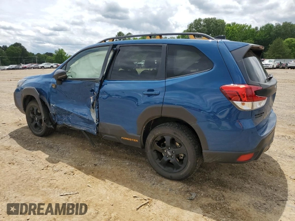 2024 Subaru Forester Wilderness with VIN JF2SKAJC1RH510178, listed as a Copart auction lot 58862495 with 20,105 mi miles and Salvage title. Bid and sale history available at DreamBid. Image 2.