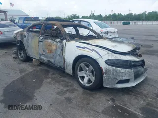 2019 Dodge Charger Police with VIN 2C3CDXAG9KH544571, listed as a IAAI auction lot 41971350 with Not provided miles and . Bid and sale history available at DreamBid. Image 1.