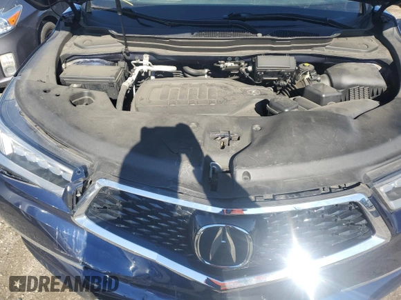 2019 Acura MDX Technology with VIN 5J8YD4H54KL033987, listed as a Copart auction lot 44529105 with 59,097 mi miles and Salvage title. Bid and sale history available at DreamBid. Image 12.
