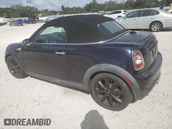 2012 MINI Roadster S z VIN WMWSY3C52CT144319, wystawiony jako Copart lot #78349654 z przebiegiem Nie podano mil oraz Szkoda całkowita • Salvage title. Historia ofert i sprzedaży dostępna na DreamBid. Obrazek 2.