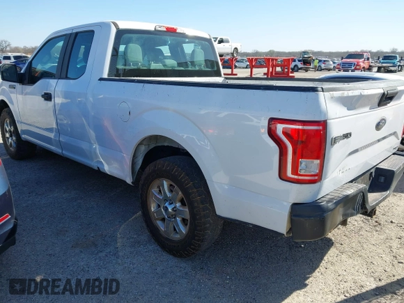 2015 Ford F-150 XL with VIN 1FTEX1C83FKE18476, listed as a IAAI auction lot 41835472 with 243,437 mi miles. Bid and sale history available at carsss.com. Image 3.