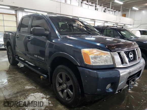 2015 Nissan Titan SL with VIN 1N6AA0EC1FN509625, listed as a Copart auction lot 41700575 with 100,327 mi miles and Salvage Title. Bid and sale history available at carsss.com. Image 4.