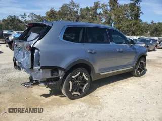 2024 Kia Telluride EX with VIN 5XYP34GC9RG454039, listed as a Copart auction lot 42808695 with 10,272 mi miles and Salvage title. Bid and sale history available at DreamBid. Image 3.