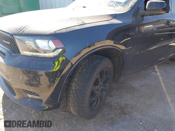 2020 Dodge Durango GT with VIN 1C4RDHDG9LC324939, listed as a IAAI auction lot 40621263 with 115,282 mi miles and . Bid and sale history available at DreamBid. Image 18.