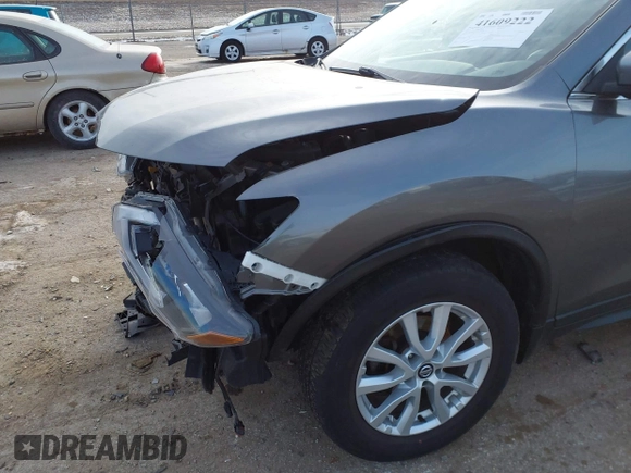 2017 Nissan Rogue SV with VIN KNMAT2MV9HP537448, listed as a IAAI auction lot 41609222 with 71,971 mi miles. Bid and sale history available at carsss.com. Image 6.