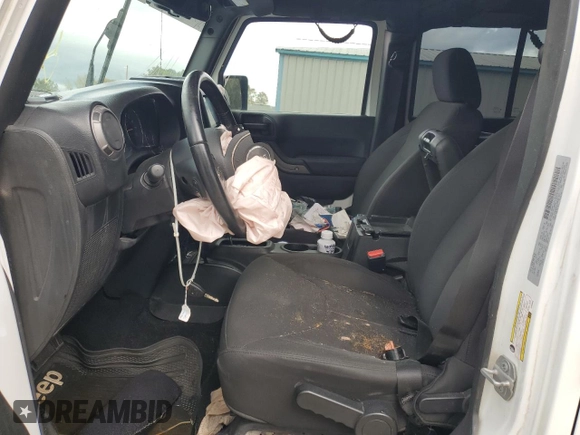 2018 Jeep Wrangler Unlimited Sport S with VIN 1C4BJWDGXJL849522, listed as a Copart auction lot 48964995 with 104,910 mi miles and Salvage title. Bid and sale history available at DreamBid. Image 7.