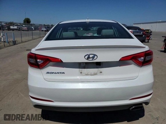2017 Hyundai Sonata 2.4L with VIN 5NPE24AF5HH569841, listed as a Copart auction lot 53969815 with 45,993 mi miles and Salvage Title. Bid and sale history available at DreamBid. Image 6.