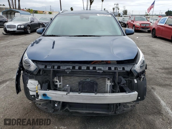 2020 Kia Niro LXS with VIN KNDCB3LC5L5377400, listed as a Copart auction lot 49432945 with 44,265 mi miles and Salvage Title. Bid and sale history available at carsss.com. Image 5.