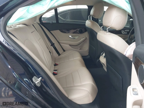 2015 Mercedes-Benz C-Class C 300 with VIN 55SWF4JB3FU094478, listed as a IAAI auction lot 41629676 with 91,603 mi miles. Bid and sale history available at carsss.com. Image 8.