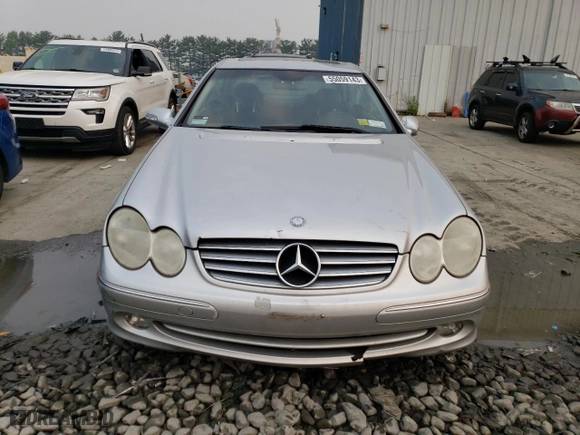 2004 Mercedes-Benz CLK-Class 3.2L with VIN WDBTJ65J74F072751, listed as a Copart auction lot 55059143 with 104,698 mi miles and Salvage Title. Bid and sale history available at carsss.com. Image 5.