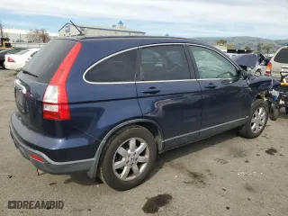 2008 Honda CR-V EX-L with VIN JHLRE48748C045800, listed as a Copart auction lot 47314405 with 259,965 mi miles and Salvage Title. Bid and sale history available at carsss.com. Image 3.