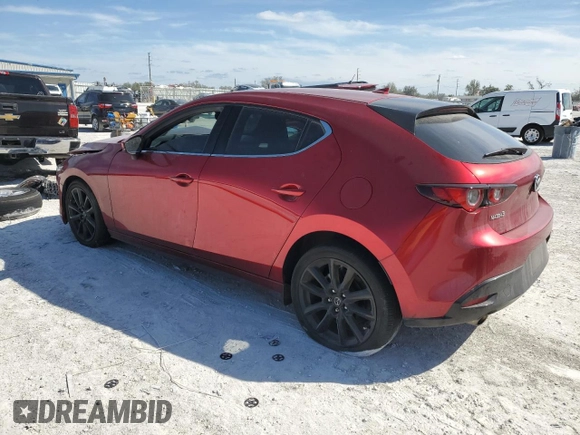 2022 Mazda Mazda3 Hatchback Premium with VIN JM1BPAML4N1521903, listed as a Copart auction lot 45798465 with 28,189 mi miles and Salvage Title. Bid and sale history available at carsss.com. Image 2.