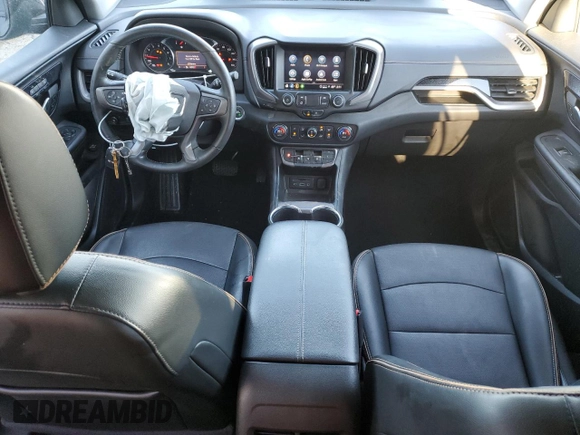2022 GMC Terrain AT4 with VIN 3GKALYEVXNL298747, listed as a Copart auction lot 89106525 with 32,852 mi miles and Salvage Title. Bid and sale history available at DreamBid. Image 8.