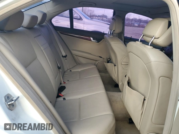 2011 Mercedes-Benz C 300 Sport with VIN WDDGF8BB1BR148401, listed as a Copart auction lot 50874965 with 147,216 mi miles and Salvage Title. Bid and sale history available at carsss.com. Image 11.