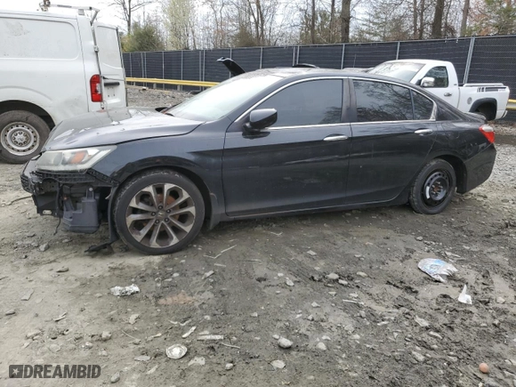 2015 Honda Accord Sedan Sport with VIN 1HGCR2F54FA267230, listed as a Copart auction lot 51692175 with 117,525 mi miles and Clean Title. Bid and sale history available at carsss.com. Image 1.